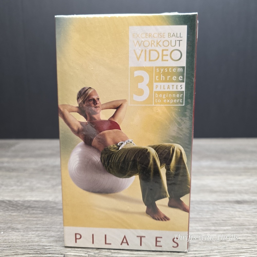 Exercise Ball Workout Video‎ - VHS - System Three Pilates Beginner To Expert